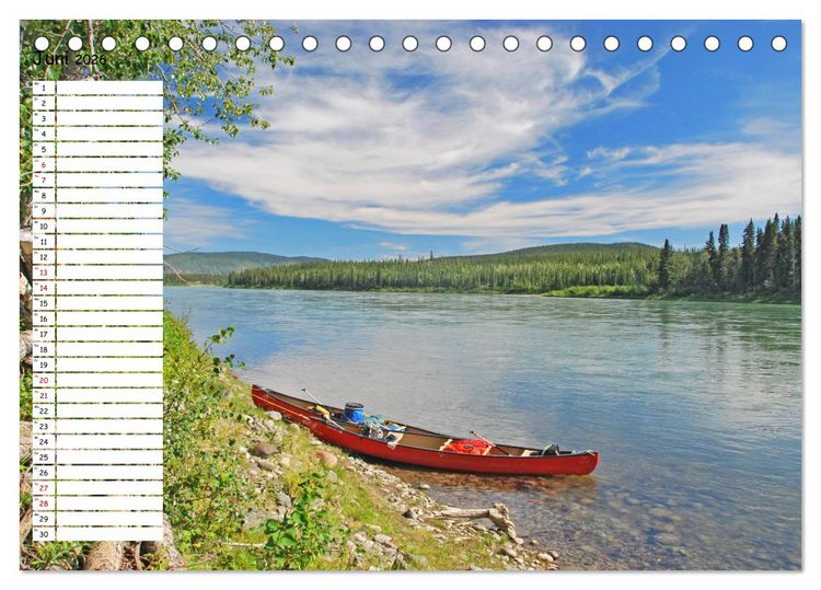 Produktbild: Einsame Natur - Terminkalender (Tischkalender 2026 DIN A5 quer), CALVENDO Monatskalender