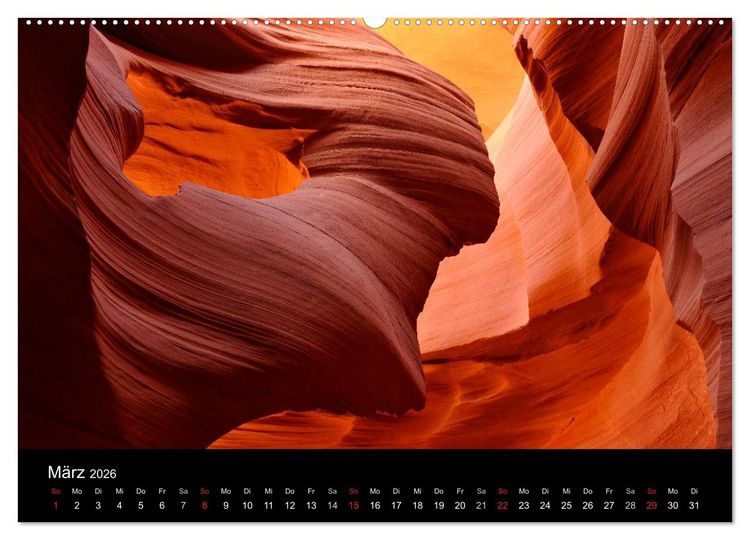 Produktbild: USA - Monumente der Sch&ouml;pfung (Wandkalender 2026 DIN A2 quer), CALVENDO Monatskalender