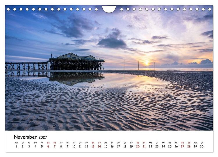 Produktbild: Heimat Entdecken - Nordfriesland (Wandkalender 2027 DIN A4 quer), CALVENDO Monatskalender
