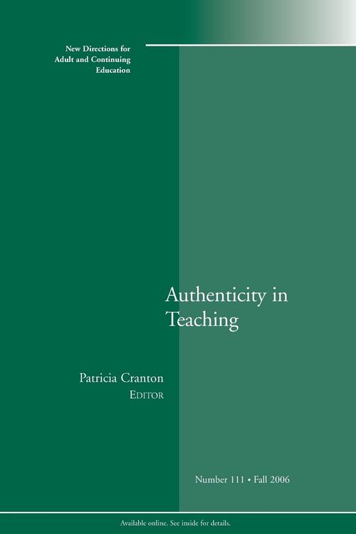 Produktbild: Authenticity in Teaching