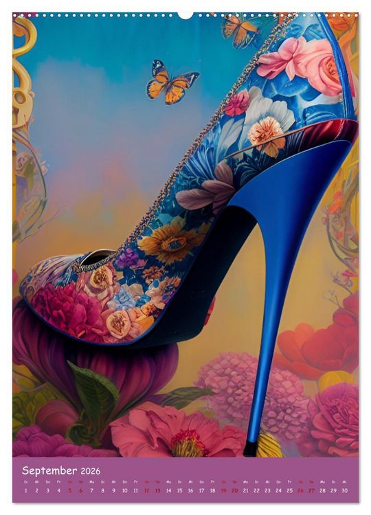 Produktbild: HighHeelArt (Wandkalender 2026 DIN A2 hoch), CALVENDO Monatskalender
