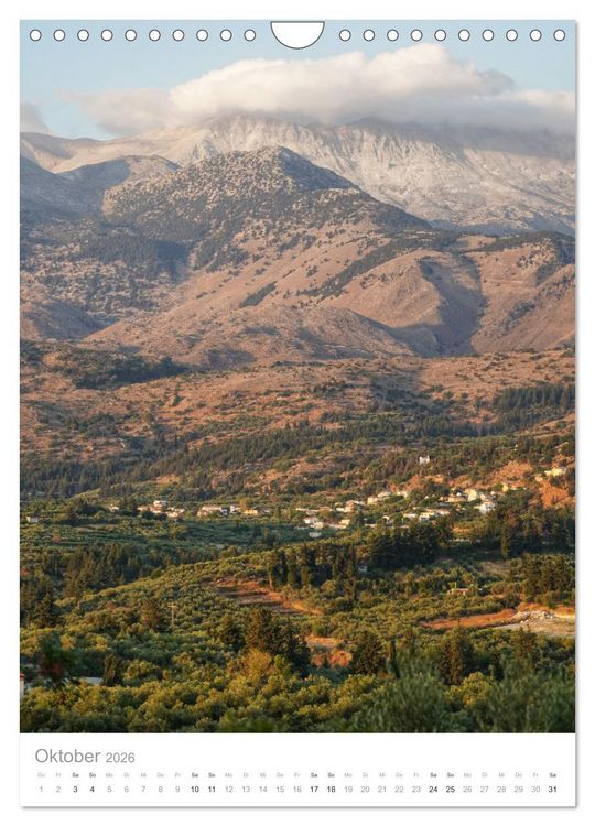 Produktbild: Kreta - Sonne, Meer und griechische Lebensart (Wandkalender 2026 DIN A4 hoch), CALVENDO Monatskalender
