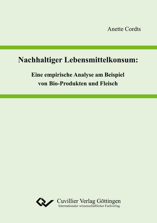 Produktbild: Nachhaltiger Lebensmittelkonsum