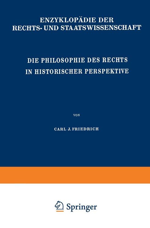 Produktbild: Die Philosophie des Rechts in Historischer Perspektive