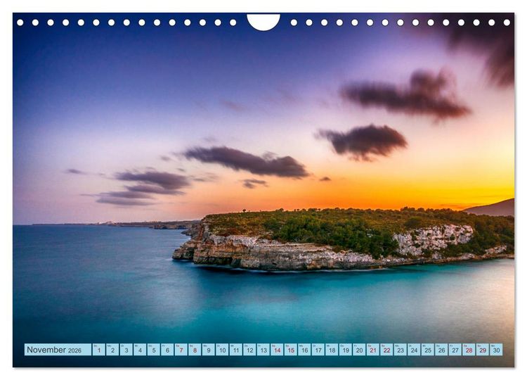 Produktbild: Mallorcas Ostk&uuml;sten-Momente (Wandkalender 2026 DIN A4 quer), CALVENDO Monatskalender