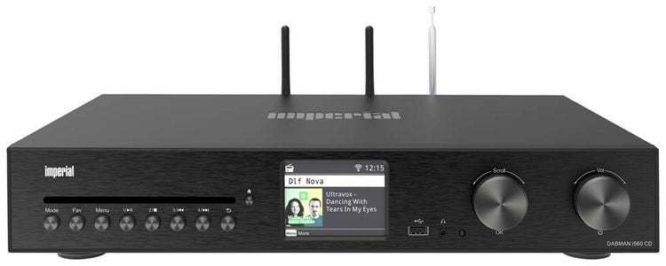 Produktbild: Imperial DABMAN i560 CD Stereo Receiver 2x30W Schwarz CD-Player, DAB+, Bluetooth&reg;, USB, WLAN
