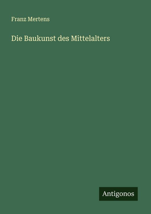 Produktbild: Die Baukunst des Mittelalters
