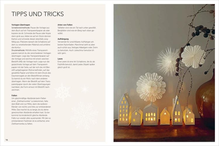 Produktbild: Weihnachtliche Papierdeko