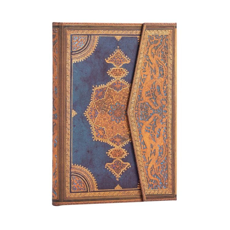 Produktbild: Hardcover Notizbuch Safawidisch Indigo, Midi, Liniert