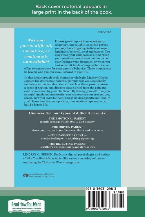 Produktbild: Adult Children of Emotionally Immature Parents