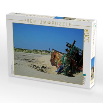 Produktbild: CALVENDO Puzzle Das Wrack am Ende der Insel | 1000 Teile Lege-Gr&ouml;&szlig;e 64x48cm Foto-Puzzle f&uuml;r gl&uuml;ckliche Stunden