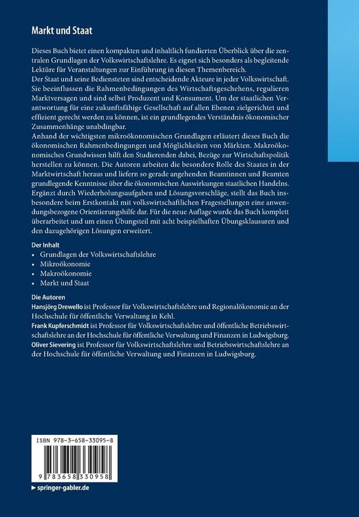 Produktbild: Markt und Staat