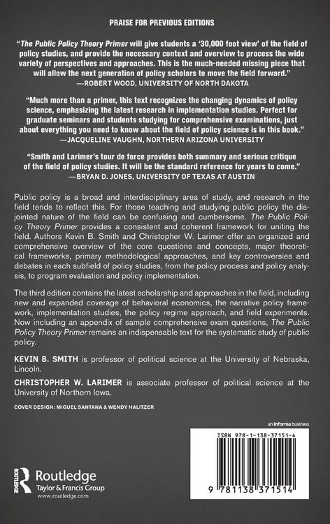 Produktbild: The Public Policy Theory Primer