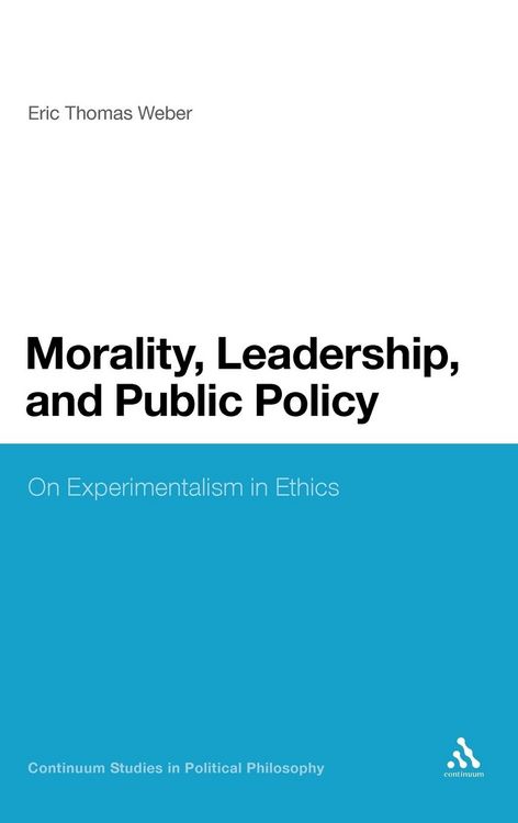 Produktbild: Morality, Leadership, and Public Policy