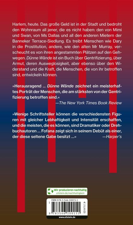 Produktbild: D&uuml;nne W&auml;nde