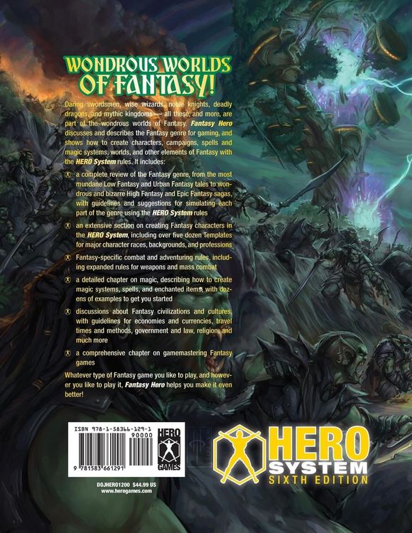 Produktbild: Fantasy Hero 6th Edition