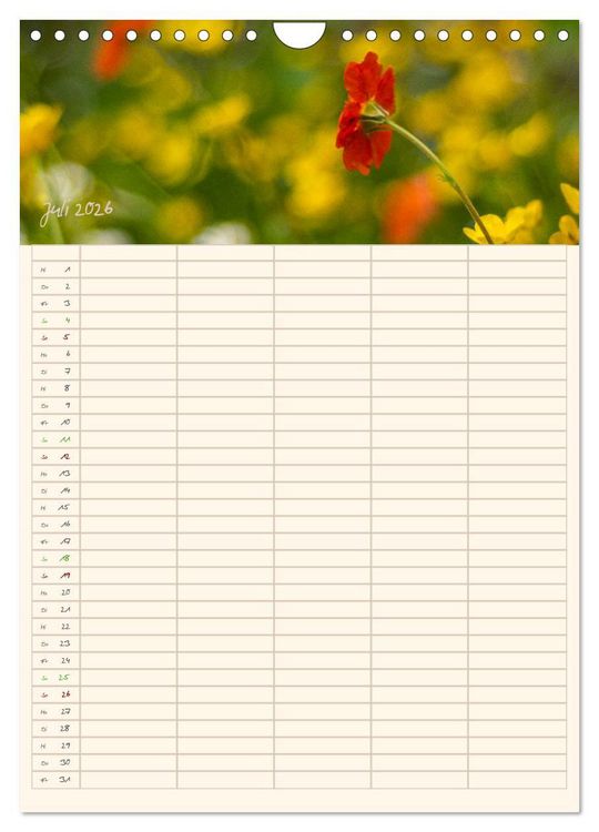 Produktbild: Mit Blick in den Garten (Wandkalender 2026 DIN A4 hoch), CALVENDO Monatskalender