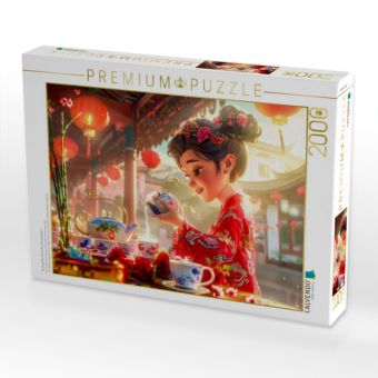 Produktbild: CALVENDO Puzzle Teeritual die Kunst des Einschenkens | 2000 Teile Lege-Gr&ouml;&szlig;e 90x67cm Foto-Puzzle f&uuml;r gl&uuml;ckliche Stunden
