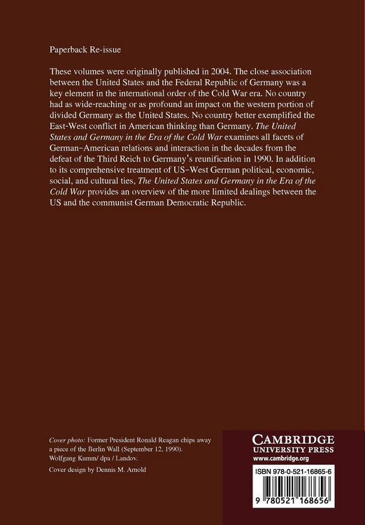 Produktbild: The United States and Germany in the Era of the Cold War, 1945 1990