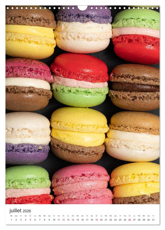 Produktbild: Gourmandises - Art culinaire (Calendrier mural 2026 DIN A3 horizontal), CALVENDO calendrier mensuel