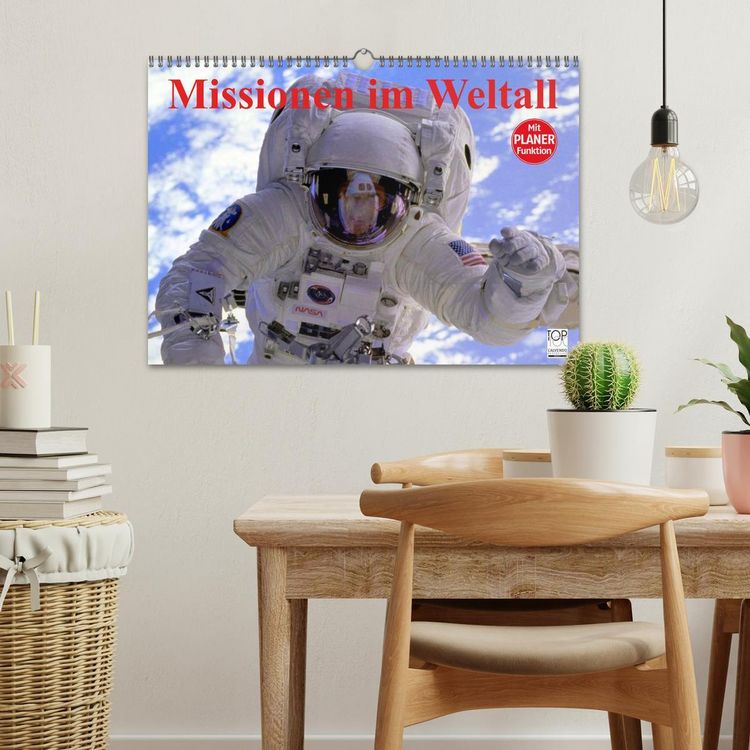 Produktbild: Missionen im Weltall (Wandkalender 2026 DIN A3 quer), CALVENDO Monatskalender