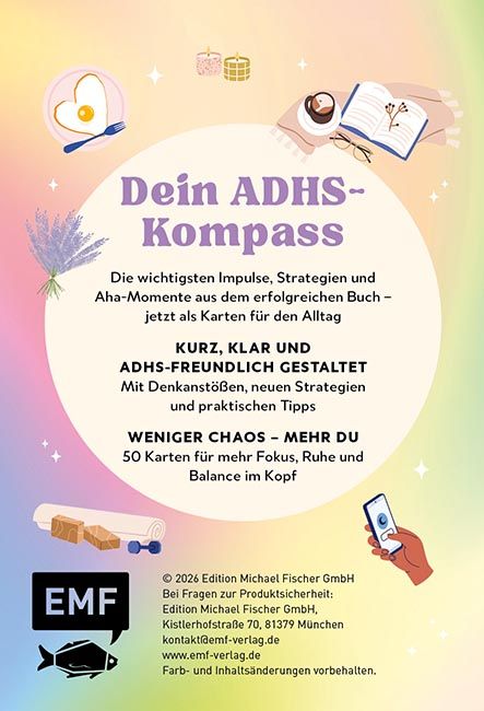 Produktbild: Kartenbox: Dein ADHS-Wohlf&uuml;hl-Guide to go