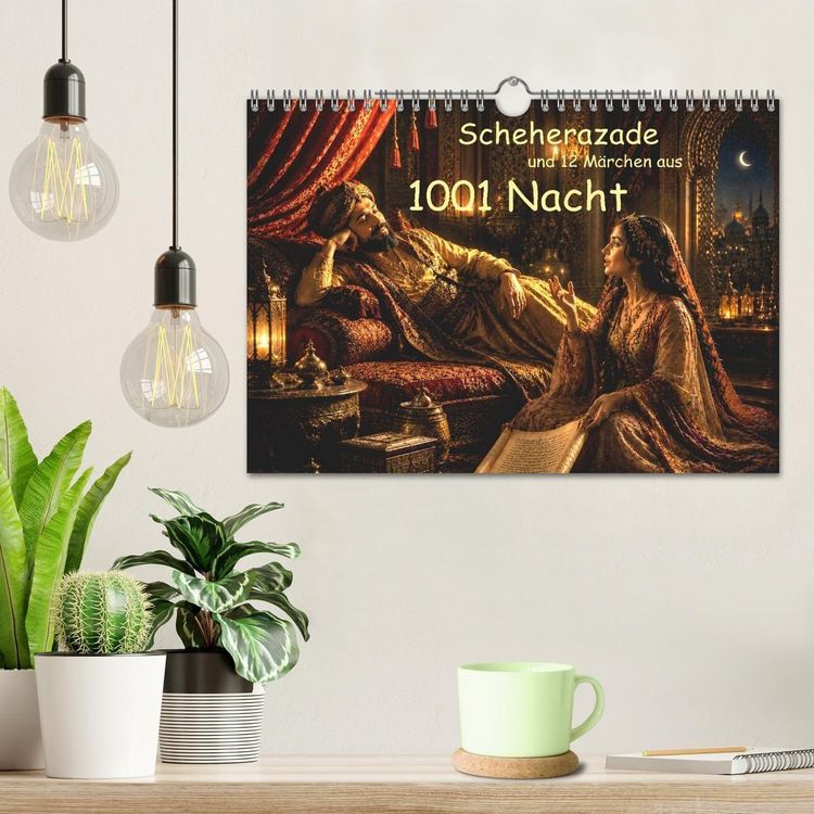 Produktbild: Scheherazade und 12 M&auml;rchen aus 1001 Nacht (Wandkalender 2027 DIN A4 quer), CALVENDO Monatskalender