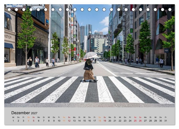 Produktbild: Tokio. Die faszinierende Metropole Japans (Tischkalender 2027 DIN A5 quer), CALVENDO Monatskalender