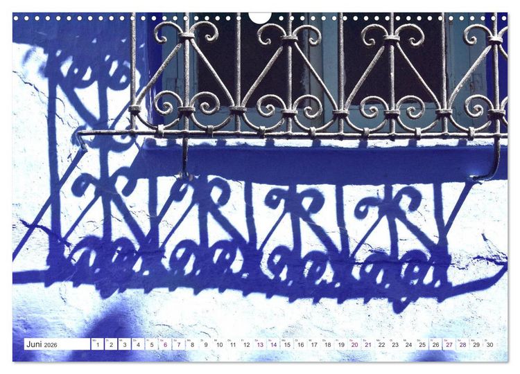 Produktbild: Chefchaouen - Blue Details (Wandkalender 2026 DIN A3 quer), CALVENDO Monatskalender
