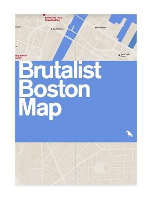 Produktbild: Brutalist Boston Map