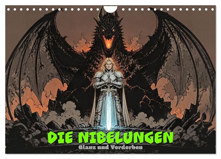 Produktbild: Die Nibelungen: Glanz und Verderben (Wandkalender 2027 DIN A4 quer), CALVENDO Monatskalender