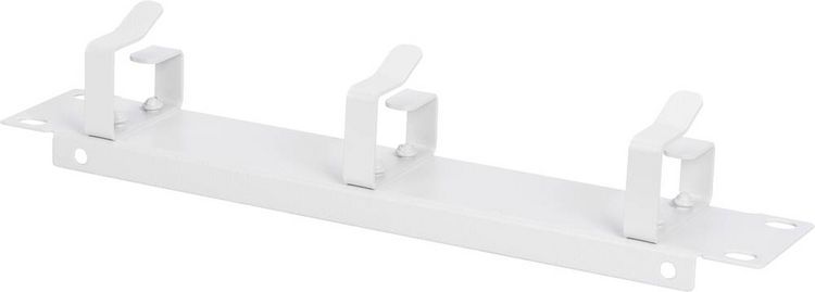 Produktbild: Digitus DN-10 ORG-1U 10 Zoll Netzwerkschrank-Kabelf&uuml;hrung Festeinbau Geeignet f&uuml;r Schranktiefe: ab 300 mm Lichtgrau (RAL 7035)