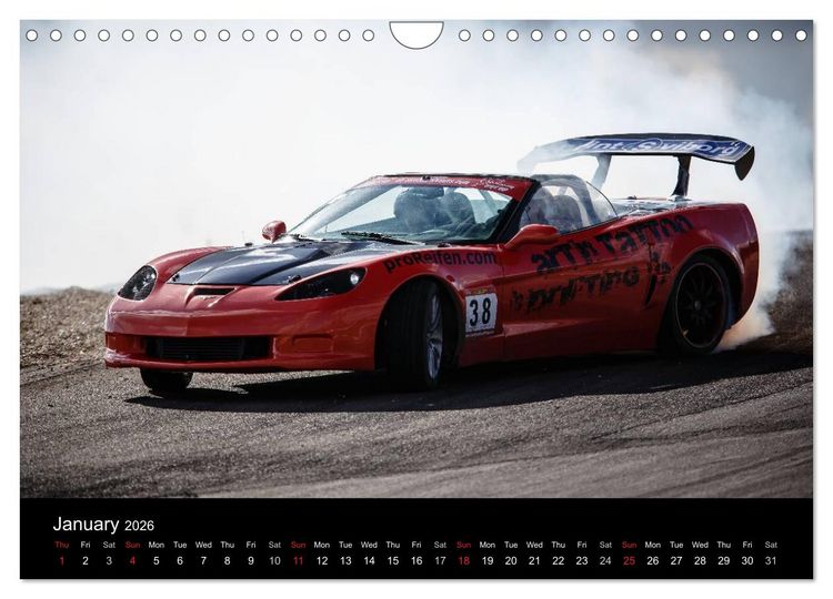 Produktbild: Drifting at the Nurburgring (Wall Calendar 2026 DIN A4 landscape), CALVENDO 12 Month Wall Calendar