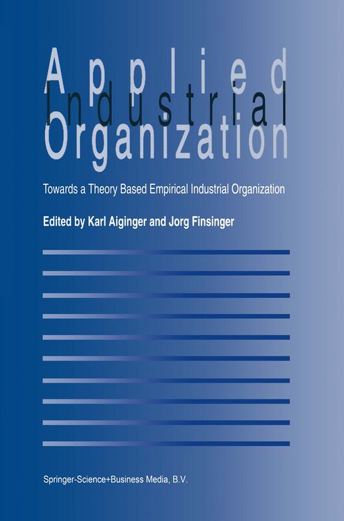 Produktbild: Applied Industrial Organization