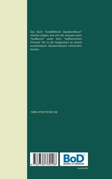 Produktbild: Gro&szlig;efehner Glaubensfeuer