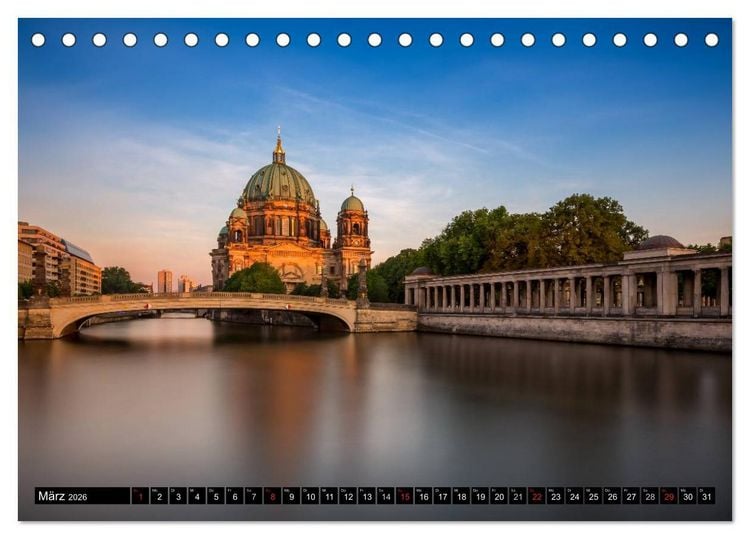 Produktbild: Berlin - Bilder einer Metropole (Tischkalender 2026 DIN A5 quer), CALVENDO Monatskalender