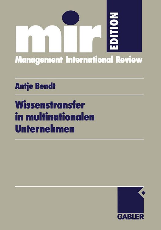 Produktbild: Wissenstransfer in multinationalen Unternehmen