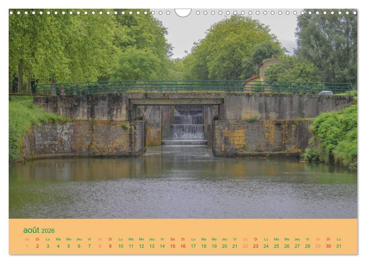 Produktbild: Croisi&egrave;re sur le Canal du Midi (Calendrier mural 2026 DIN A3 vertical), CALVENDO calendrier mensuel