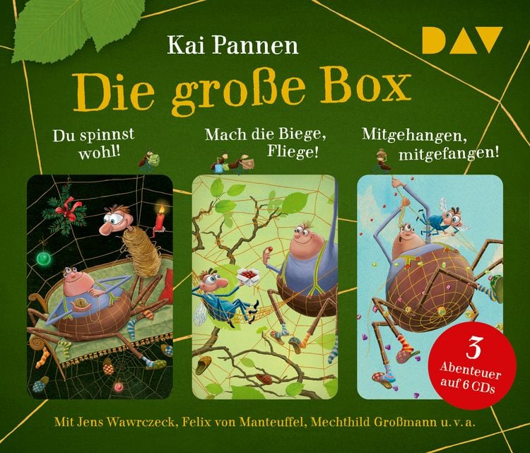 Produktbild: Die gro&szlig;e Box. Du spinnst wohl! &ndash; Mach die Biege, Fliege! &ndash; Mitgehangen, mitgefangen!