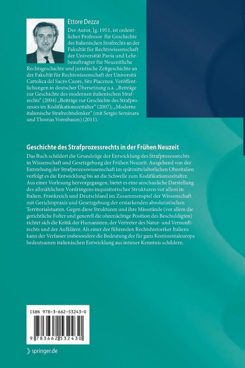 Produktbild: Geschichte des Strafprozessrechts in der Fr&uuml;hen Neuzeit