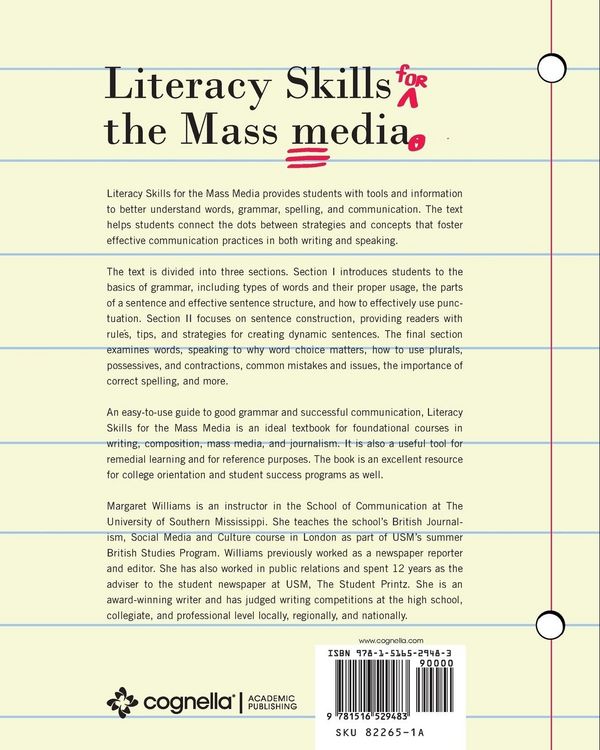 Produktbild: Literacy Skills for the Mass Media