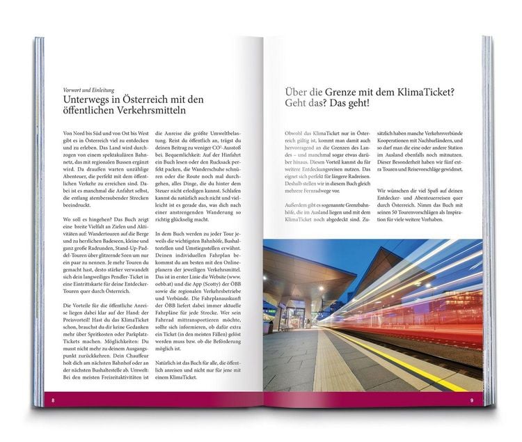 Produktbild: Klimaticket 50 Touren und Trips, &Ouml;sterreich und Grenzbahnh&ouml;fe