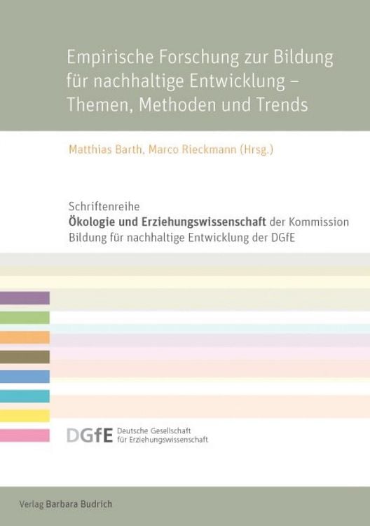 Produktbild: Empirische Forschung zur Bildung f&uuml;r nachhaltige Entwicklung - Themen, Methoden und Trends