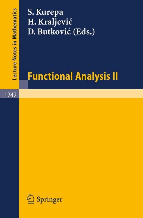 Produktbild: Functional Analysis II