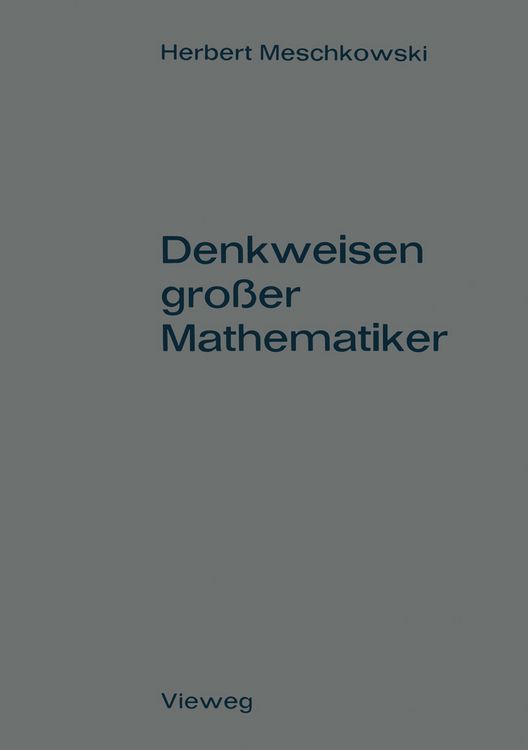 Produktbild: Denkweisen gro&szlig;er Mathematiker