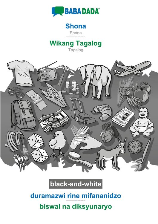 Produktbild: Shona - Wikang Tagalog, duramazwi rine mifananidzo, BW