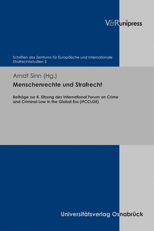 Produktbild: Menschenrechte und Strafrecht