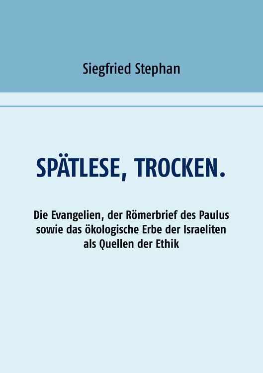Produktbild: Sp&auml;tlese, trocken.