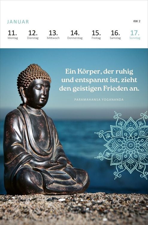 Produktbild: Wochenkalender Yogagl&uuml;ck 2027