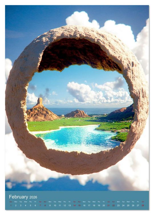 Produktbild: Fascinatingly Surreal (Wall Calendar 2026 DIN A2 portrait), CALVENDO 12 Month Wall Calendar